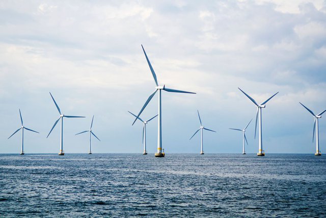 Offshore-Windpark – Bauteile für Offshore-Windkraftanlagen